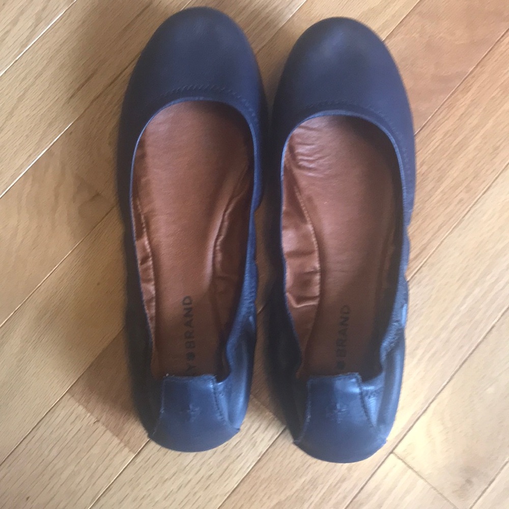 Blue lucky brand flats